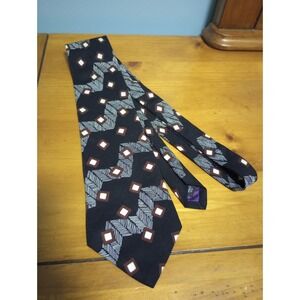 Perry Ellis Portfolio Men's 100% Silk Neck Tie 58 inches long